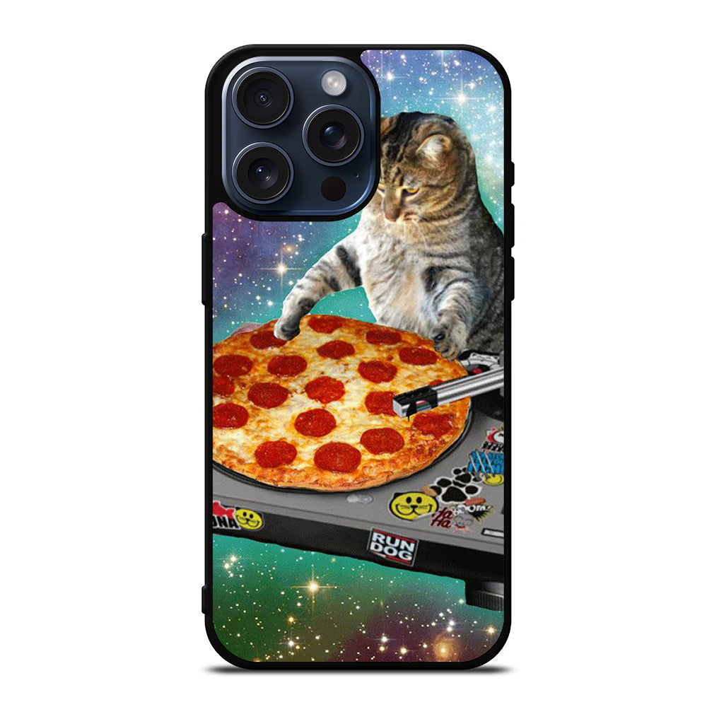 PIZZA CAT DJ iPhone 15 Pro Max Case Cover