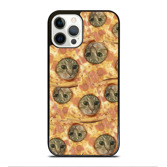 PIZZA CAT PATTERN iPhone 12 Pro Case Cover