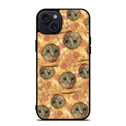 PIZZA CAT PATTERN iPhone 15 Plus Case Cover