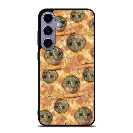 PIZZA CAT PATTERN Samsung Galaxy S24 Plus Case Cover