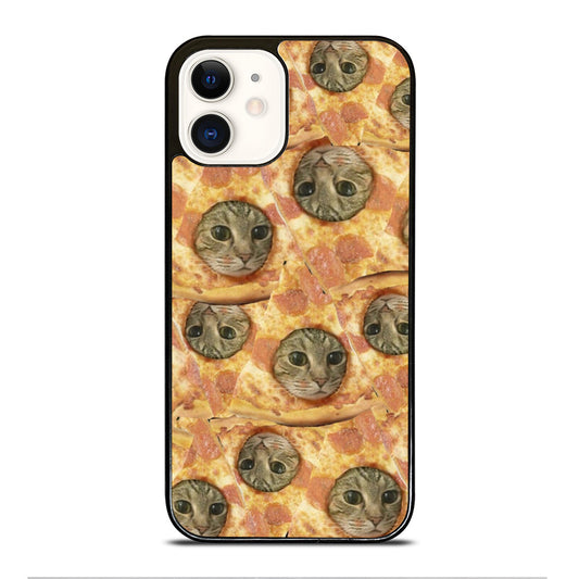 PIZZA CAT PATTERN iPhone 12 Case Cover