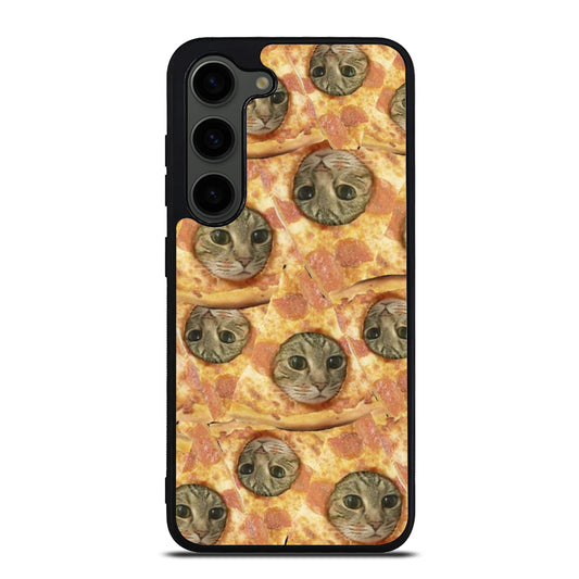 PIZZA CAT PATTERN Samsung Galaxy S23 Plus Case Cover