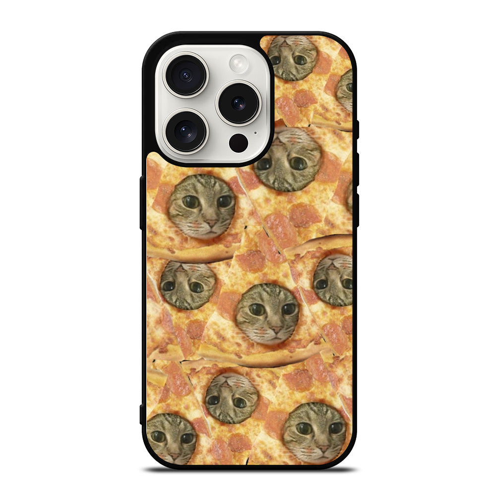 PIZZA CAT PATTERN iPhone 15 Pro Case Cover
