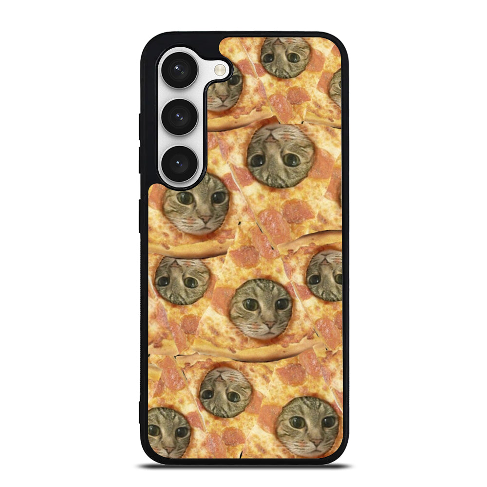 PIZZA CAT PATTERN Samsung Galaxy S23 Case Cover