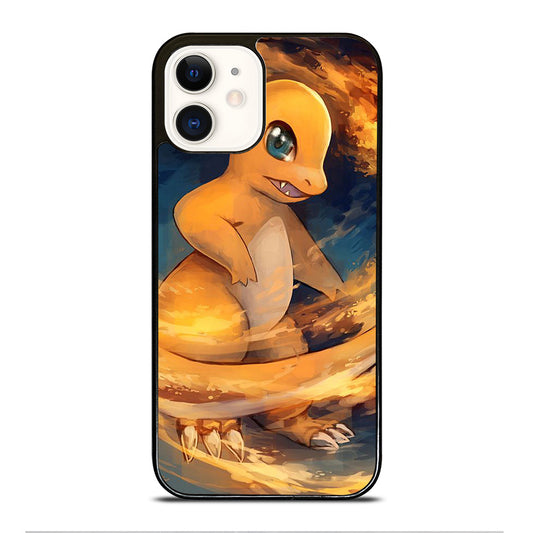 POKEMON ANIME CHARMANDER ART iPhone 12 Case Cover