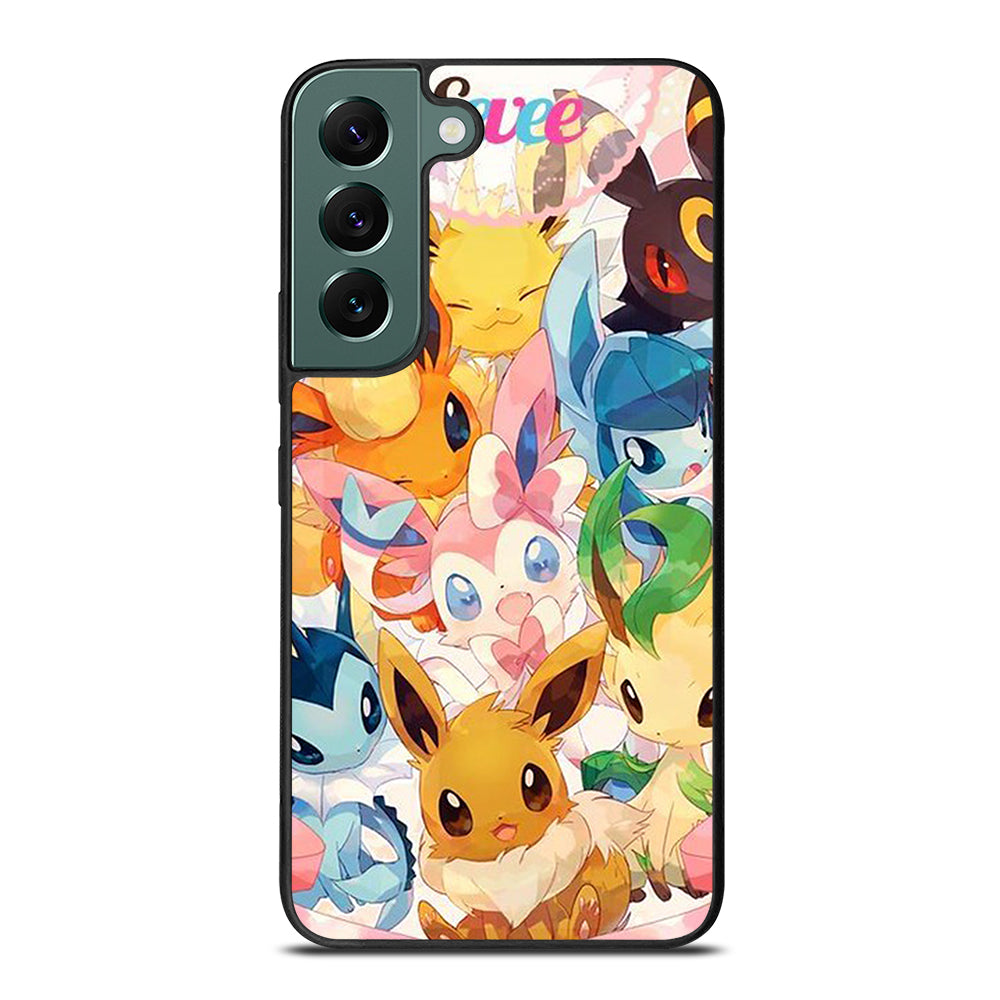 POKEMON EEVEE ALL EVOLUTION 1 Samsung Galaxy S22 Case Cover