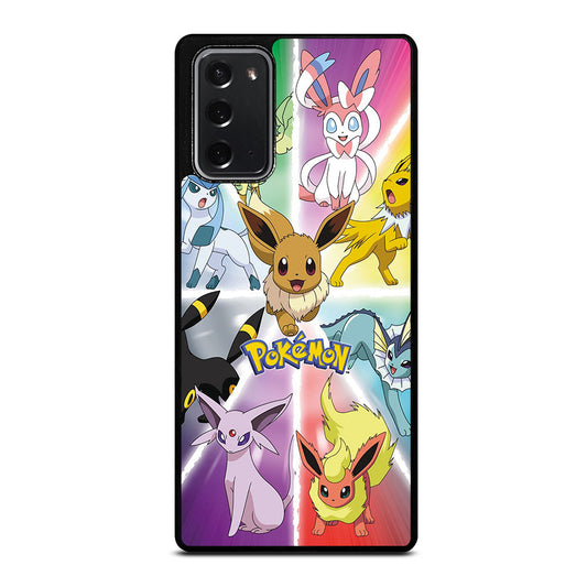 POKEMON EEVEE ALL EVOLUTION 3 Samsung Galaxy Note 20 Case Cover