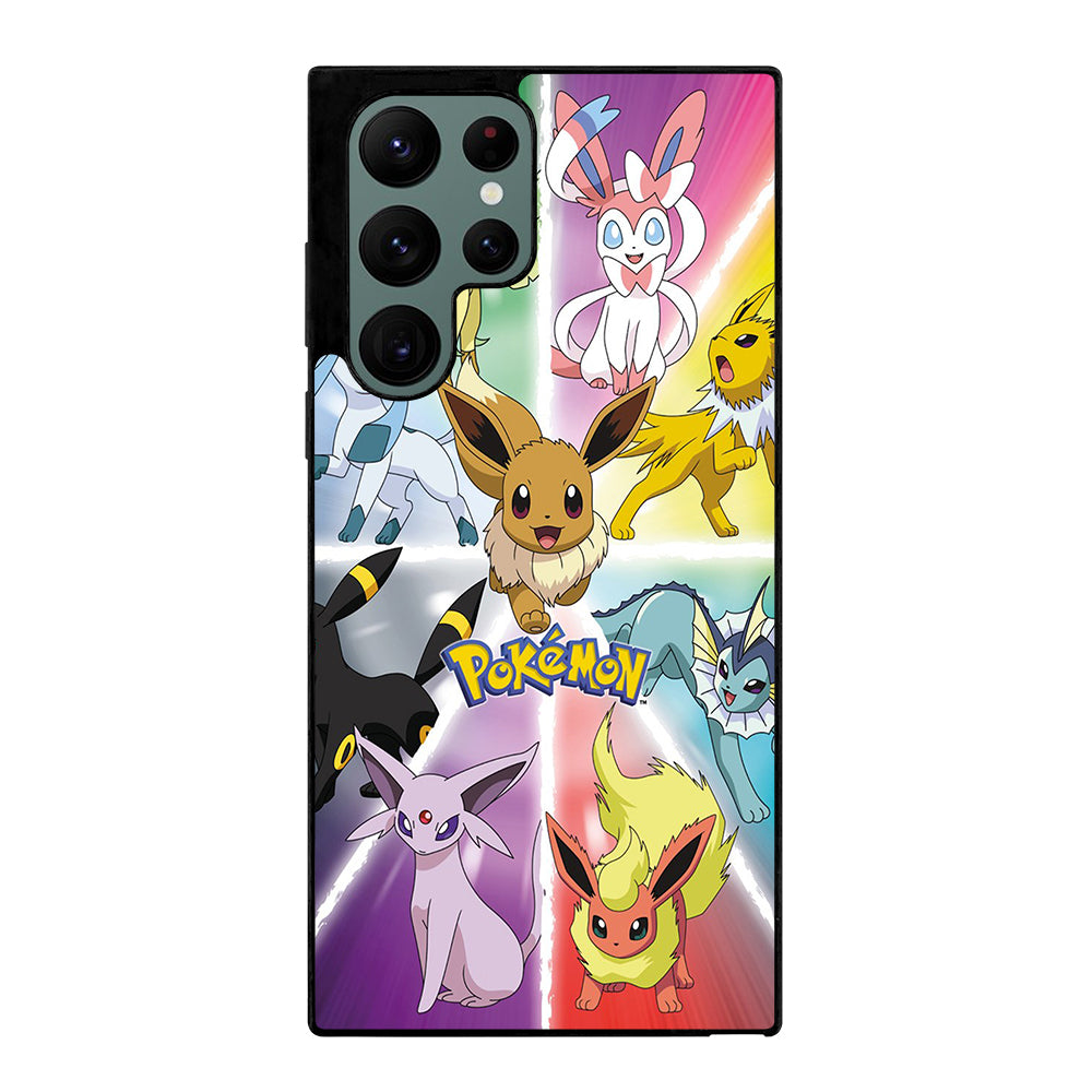 POKEMON EEVEE ALL EVOLUTION 3 Samsung Galaxy S22 Ultra Case Cover