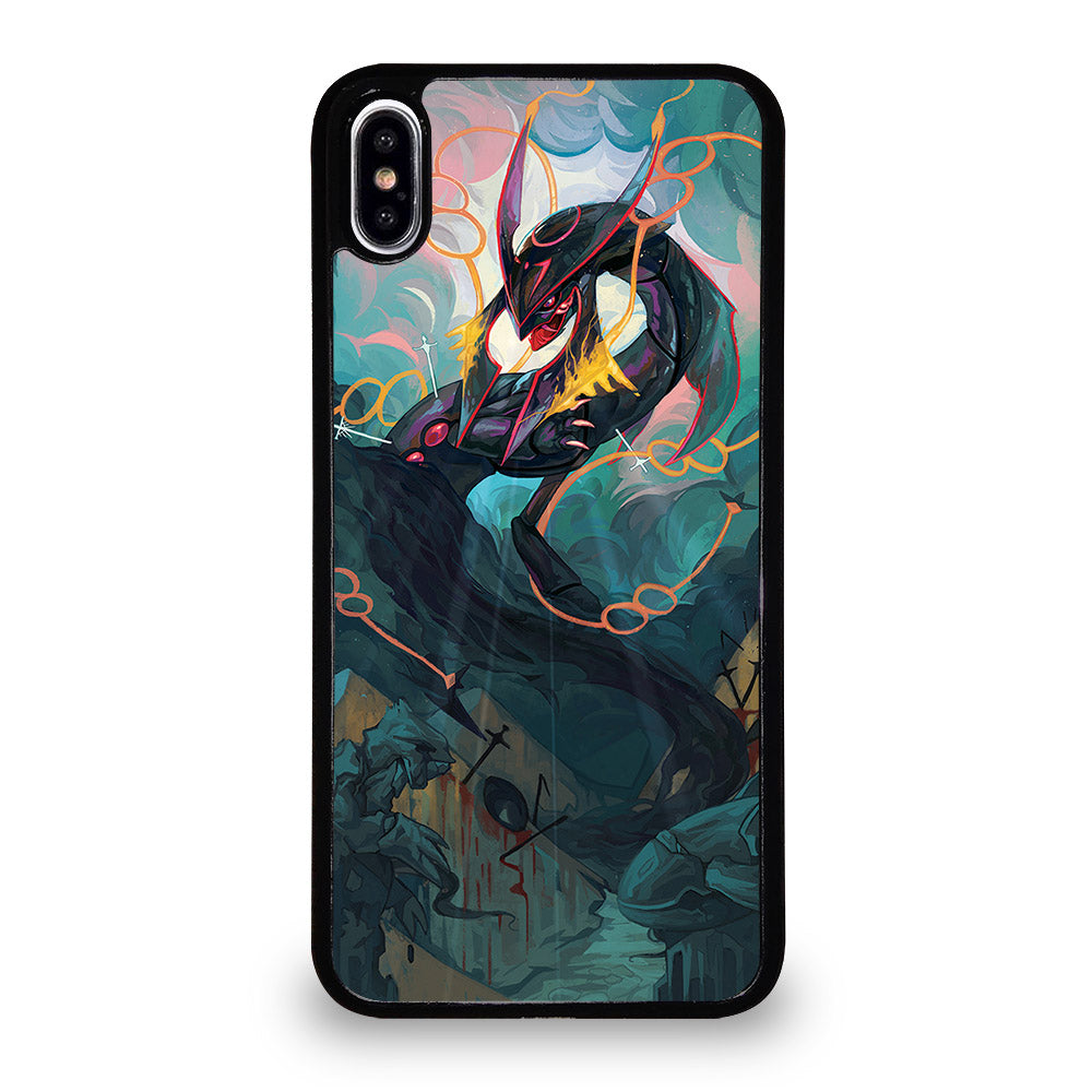 POKEMON SHINY RAYQUAZA DRAGON ART iPhone XS Max Case Cover