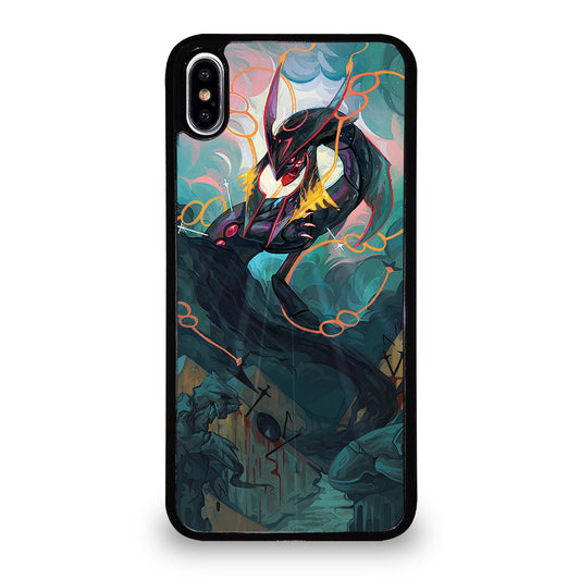 POKEMON SHINY RAYQUAZA DRAGON ART iPhone XS Max Case Cover