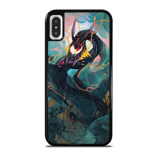 POKEMON SHINY RAYQUAZA DRAGON ART iPhone X / XS Case Cover