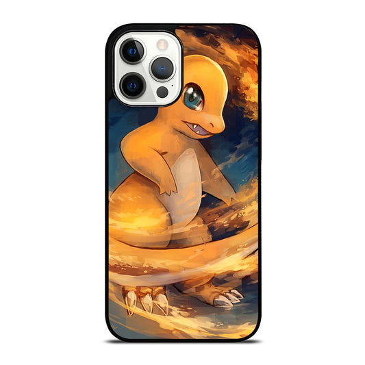 POKEMON ANIME CHARMANDER ART iPhone 12 Pro Max Case Cover