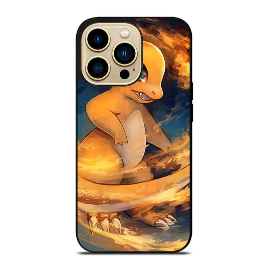 POKEMON ANIME CHARMANDER ART iPhone 14 Pro Max Case Cover