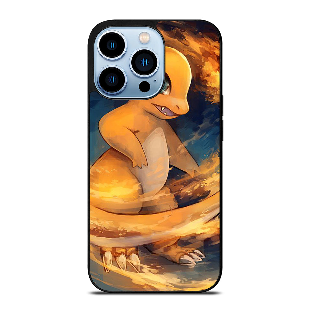 POKEMON ANIME CHARMANDER ART iPhone 13 Pro Max Case Cover