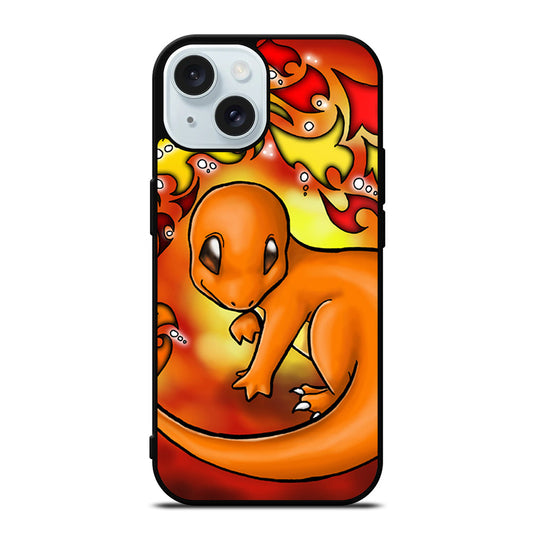 POKEMON CHARMANDER CARTOON 2 iPhone 15 Case Cover