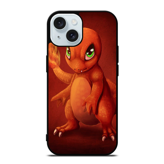 POKEMON CHARMANDER CARTOON 3 iPhone 15 Case Cover
