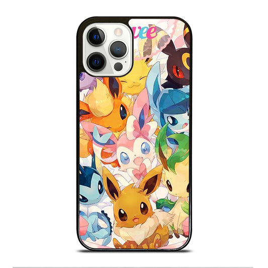 POKEMON EEVEE ALL EVOLUTION 1 iPhone 12 Pro Case Cover