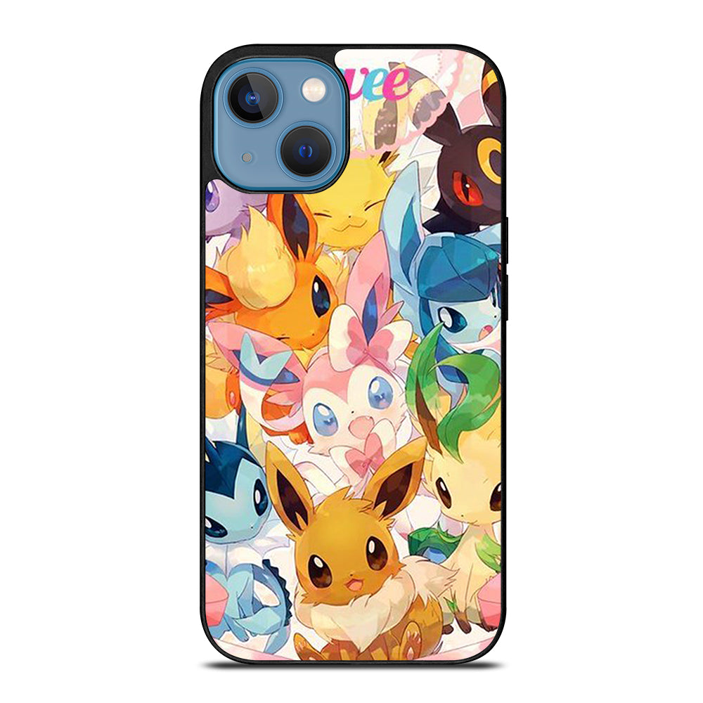POKEMON EEVEE ALL EVOLUTION 1 iPhone 13 Case Cover