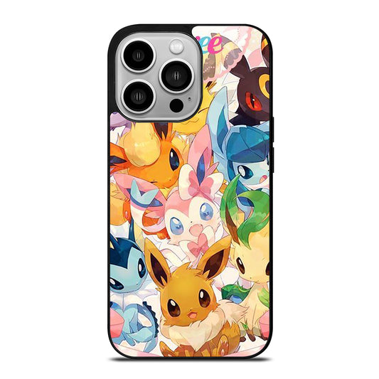 POKEMON EEVEE ALL EVOLUTION 1 iPhone 14 Pro Case Cover