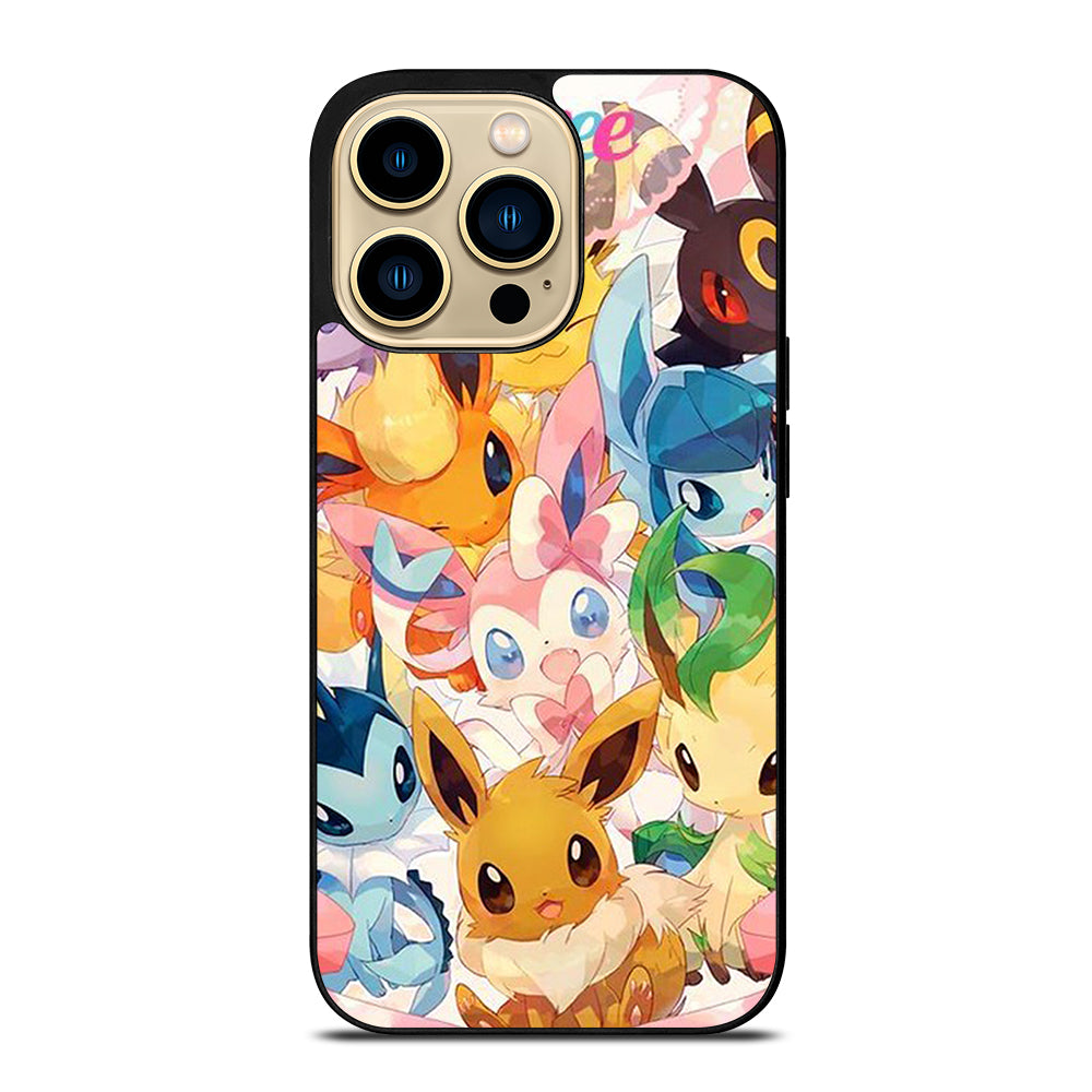POKEMON EEVEE ALL EVOLUTION 1 iPhone 14 Pro Max Case Cover