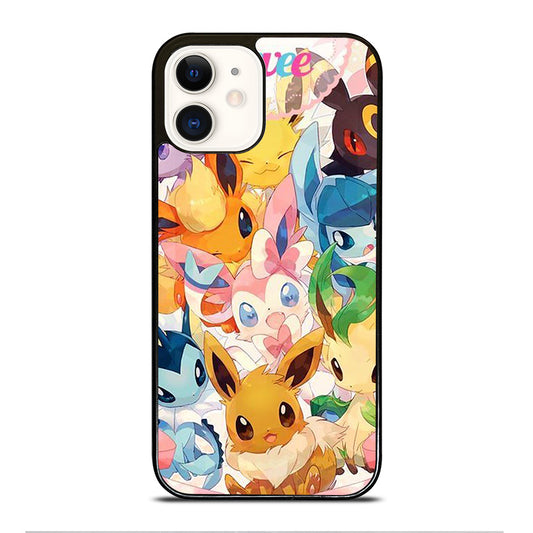POKEMON EEVEE ALL EVOLUTION 1 iPhone 12 Case Cover
