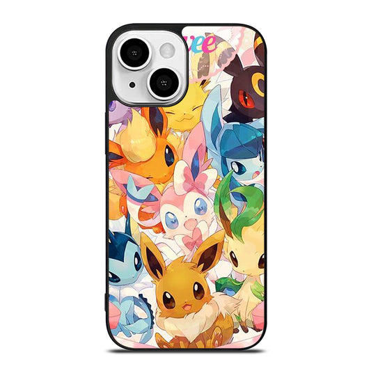 POKEMON EEVEE ALL EVOLUTION 1 iPhone 13 Mini Case Cover