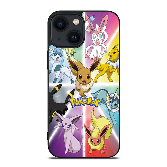POKEMON EEVEE ALL EVOLUTION 3 iPhone 14 Plus Case Cover
