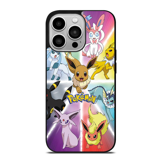 POKEMON EEVEE ALL EVOLUTION 3 iPhone 14 Pro Case Cover