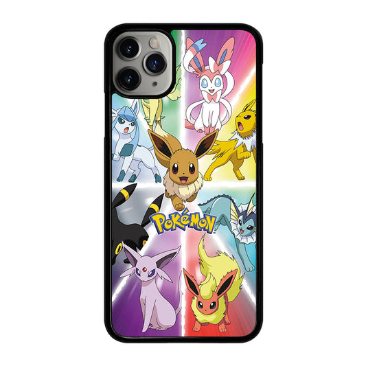 POKEMON EEVEE ALL EVOLUTION 3 iPhone 11 Pro Max Case Cover