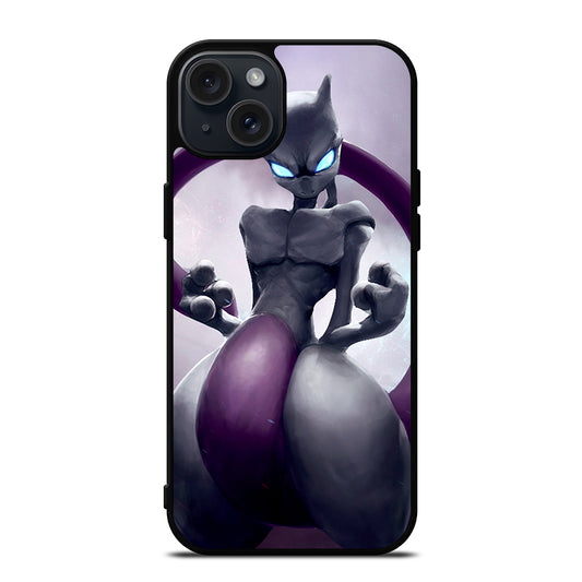 POKEMON MEWTWO ART iPhone 15 Plus Case Cover