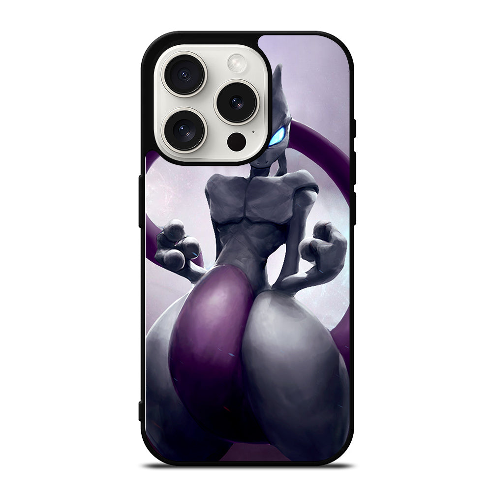 POKEMON MEWTWO ART iPhone 15 Pro Case Cover