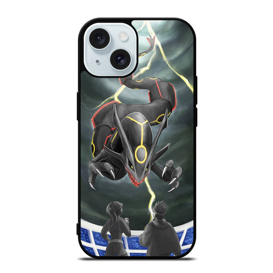 POKEMON SHINY RAYQUAZA ART iPhone 15 Case Cover