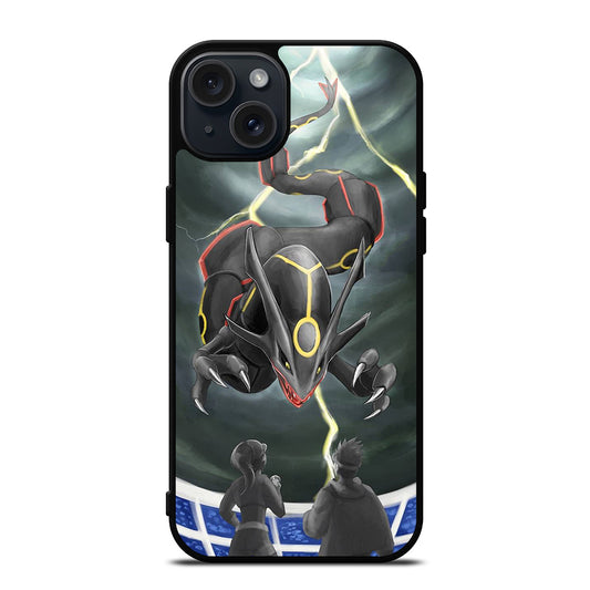 POKEMON SHINY RAYQUAZA ART iPhone 15 Plus Case Cover