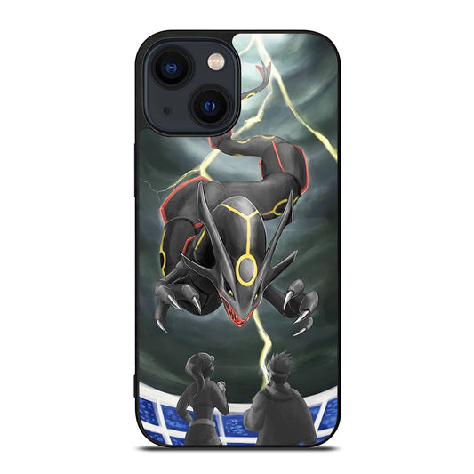 POKEMON SHINY RAYQUAZA ART iPhone 14 Plus Case Cover