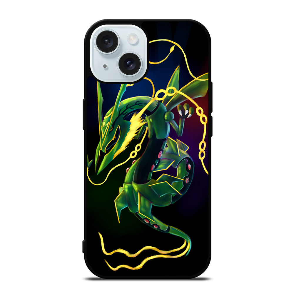 POKEMON SHINY RAYQUAZA DRAGON iPhone 15 Case Cover