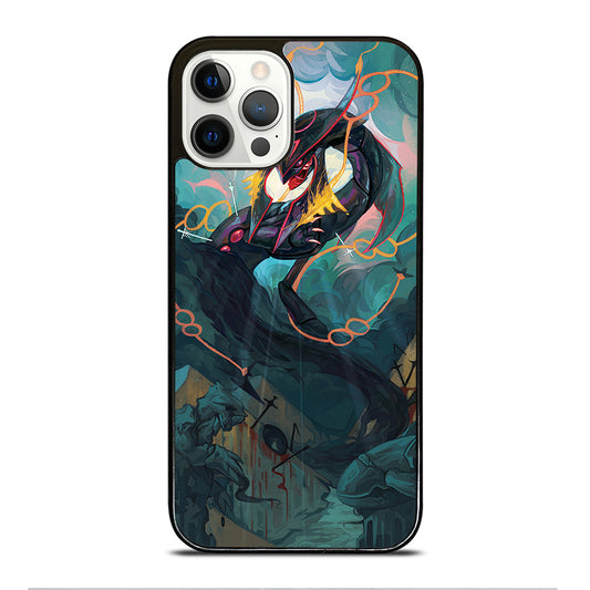 POKEMON SHINY RAYQUAZA DRAGON ART iPhone 12 Pro Case Cover