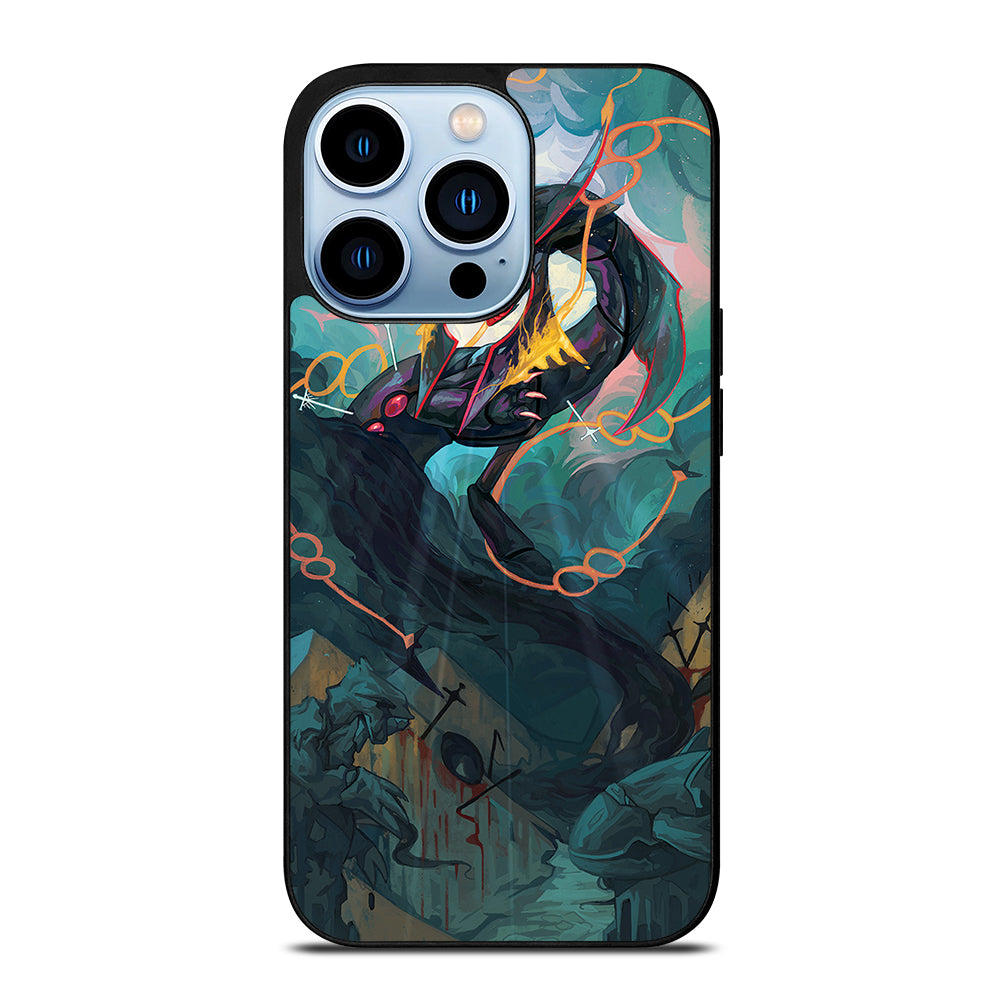 POKEMON SHINY RAYQUAZA DRAGON ART iPhone 13 Pro Max Case Cover