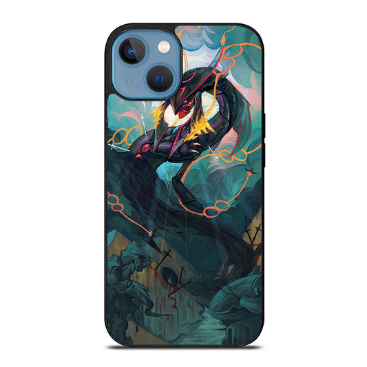 POKEMON SHINY RAYQUAZA DRAGON ART iPhone 13 Case Cover