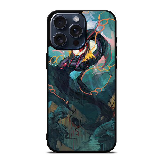 POKEMON SHINY RAYQUAZA DRAGON ART iPhone 15 Pro Max Case Cover