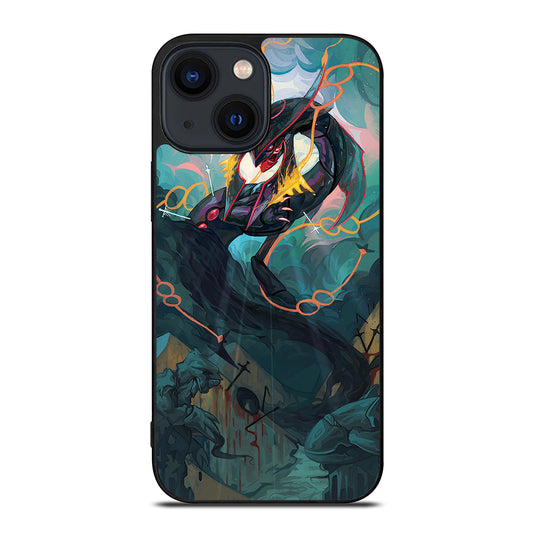 POKEMON SHINY RAYQUAZA DRAGON ART iPhone 14 Plus Case Cover
