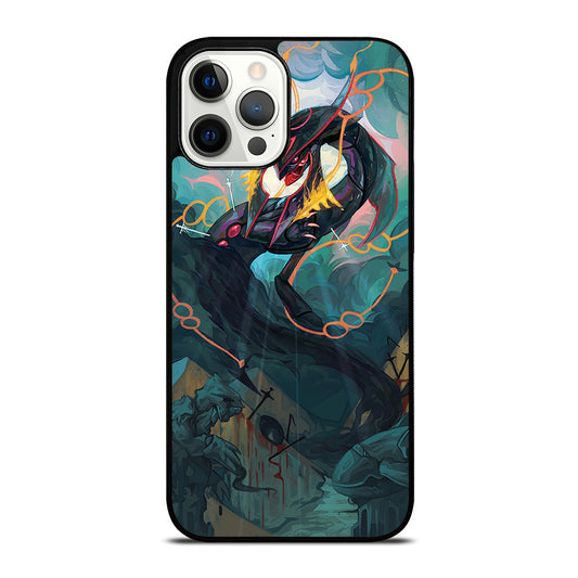 POKEMON SHINY RAYQUAZA DRAGON ART iPhone 12 Pro Max Case Cover