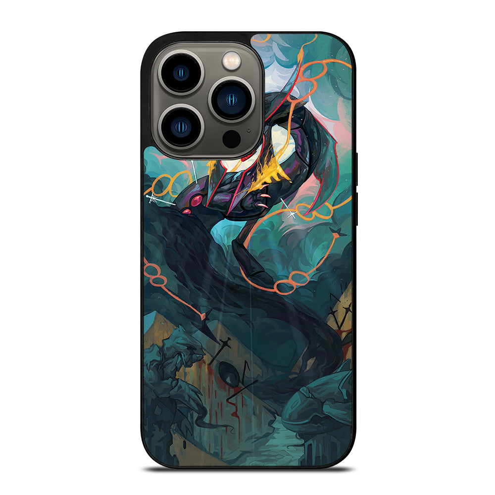 POKEMON SHINY RAYQUAZA DRAGON ART iPhone 13 Pro Case Cover