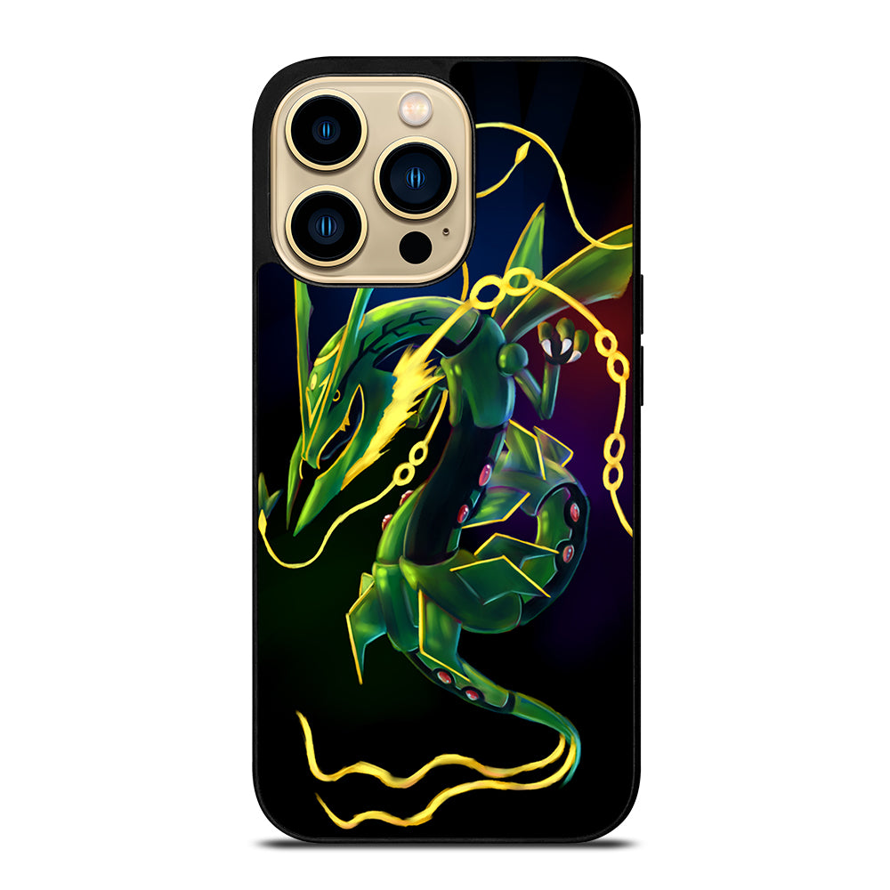POKEMON SHINY RAYQUAZA DRAGON iPhone 14 Pro Max Case Cover