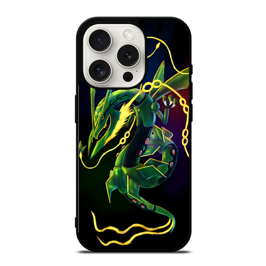 POKEMON SHINY RAYQUAZA DRAGON iPhone 15 Pro Case Cover