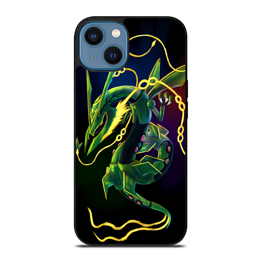 POKEMON SHINY RAYQUAZA DRAGON iPhone 14 Case Cover
