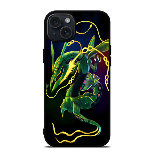 POKEMON SHINY RAYQUAZA DRAGON iPhone 15 Plus Case Cover