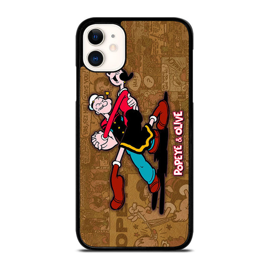 POPEYE AND OLIVE CARTOON iPhone 11 Case Cover