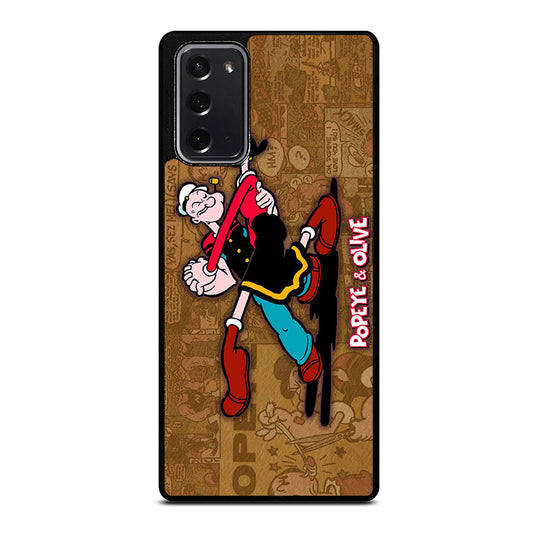 POPEYE AND OLIVE CARTOON Samsung Galaxy Note 20 Case Cover
