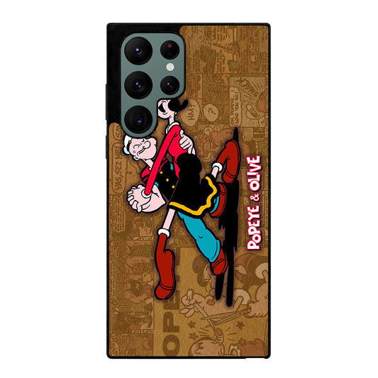 POPEYE AND OLIVE CARTOON Samsung Galaxy S22 Ultra Case Cover