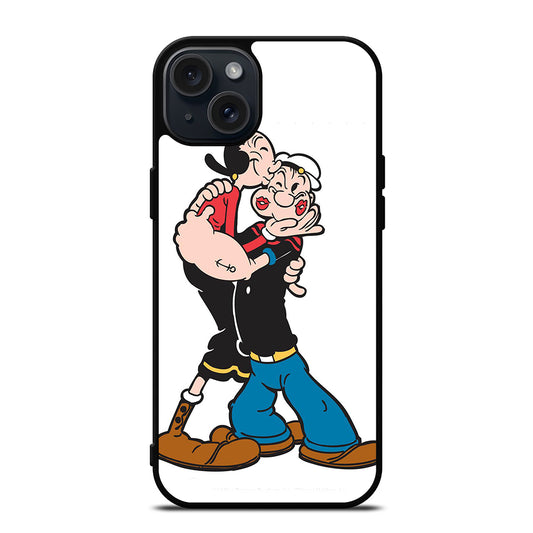 POPEYE AND OLIVE CARTOON 2 iPhone 15 Plus Case Cover